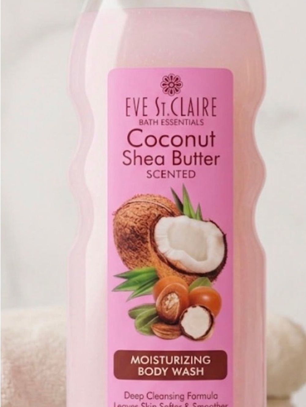 Eve St. Claire Coconut Shea Butter Moisturizing Body Wash - Pink